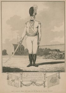 Ao Coronel Le Mesurier, os oficiais e cavalheiros do Corpo de Artilharia Honorária de English School