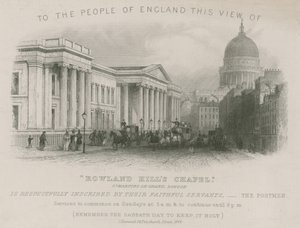 Para o povo da Inglaterra essa visão da capela de Rowland Hills de English School