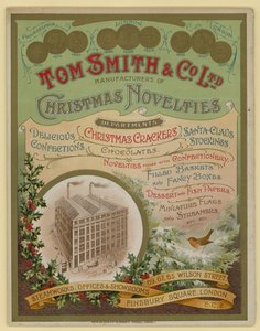 Tom Smith & Co Ltd, Novidades de Natal, Biscoitos de Natal, Capa de Brochura de English School