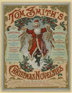 Tom Smith & Co Ltd, Novidades de Natal, Biscoitos de Natal, Capa de Brochura de English School
