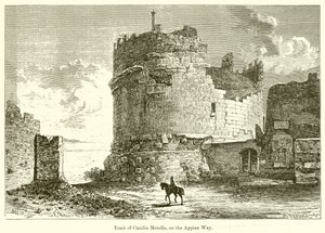 Tumba de Caecilia Metella, na Via Appian