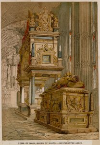 Túmulo de Maria Rainha dos Escoceses, na Abadia de Westminster de English School
