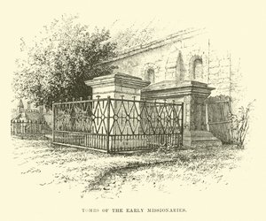 Tumbas dos primeiros missionários de English School