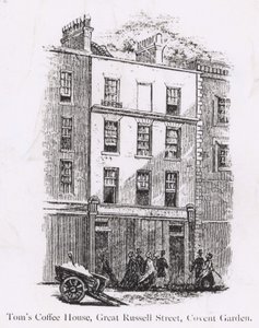 Toms Coffee House, Grande Russell Street, Covent Garden de English School