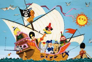 Navio Pirata Topsy Turvy de English School