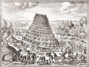 Torre de Babel (impressão) de English School