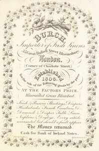 Cartão de comércio, Burch de English School