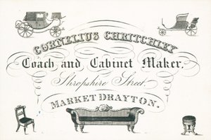 Cartão de comércio, Cornelius Critchley de English School