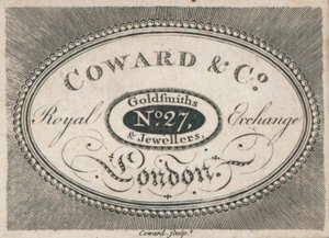 Cartão de comércio, Coward & Co de English School