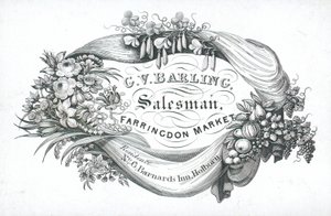 Cartão de comércio, GV Barling de English School