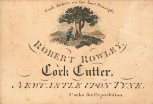 Cartão de comércio, Robert Rowley de English School