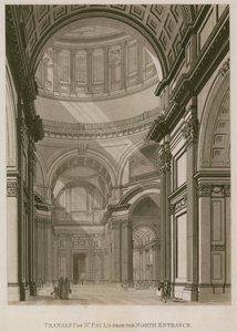 Transepto, de, st, pauls, catedral, londres, de, a, norte, entrada de English School