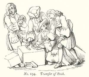 Transferência de estoque (gravura) de English School