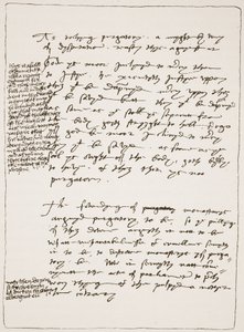 Tratado por Latimer em sua própria caligrafia, contestando a Doutrina da Transubstanciação, com notas marginais em Henrique VIII escrito, da Igreja da Inglaterra: Uma História para o Povo pela HDM Sp