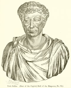 Treb. Gallus. (Busto do Capitólio, Salão dos Imperadores, nº 73)