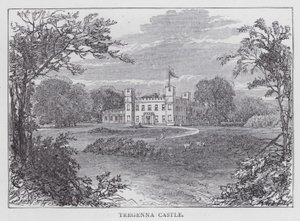 Castelo de Tregenna (gravura) de English School