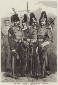 Tropas para a Guerra, Cavalaria (gravura) de English School