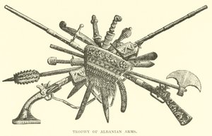 Troféu de armas albanesas de English School