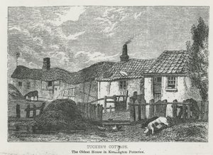Tuckers Cottage, a casa mais antiga de Kensington Potteries de English School