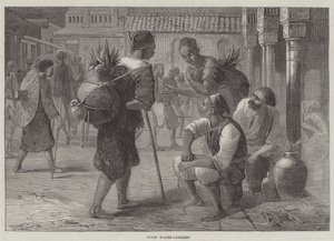 Tunis Water-Carriers (gravura) de English School