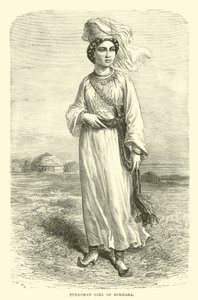 Turkoman girl de Bokhara de English School