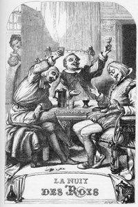 Twelfth Night, Or what you will - Illustration in "Works complete by William Shakespeare" 1866 - As ilustrações e a forma geral desta edição são emprestadas do Shakespeare ilustrado de Cassell, publicado em Londres de English School