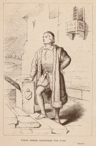 Tycho Brahe descobre a estrela (gravura) de English School