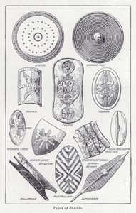 Tipos de escudos (litho) de English School