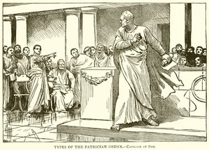 Tipos da Ordem Patrícia .-- Catiline na Baía de English School