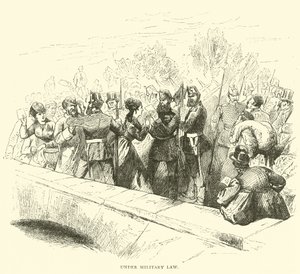 Sob o Direito Militar, março de 1871 de English School