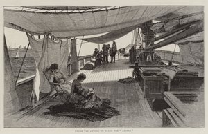 Sob o toldo a bordo do "Undine" (gravação) de English School