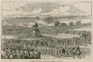 Desvendando a estátua de Sir James Outram em Calcutá de English School