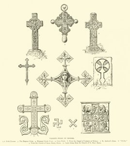 Várias formas de cruzes de English School