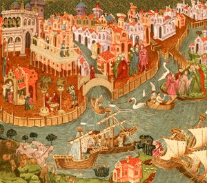 Veneza (litografia a cores) de English School