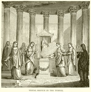 Serviço Vestal no Templo de English School