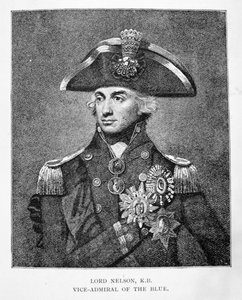 Vice-almirante Horatio Nelson (1758-1805) de English School