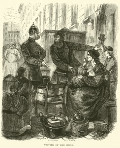 Vítimas do cerco, fevereiro de 1871 de English School