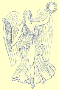 Vitória, coleção de Munique, ilustração para ornamento histórico por James Ward, 1897 (imagem digital reforçada) de English School