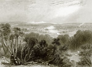 Vista de Pfaffenhofen, perto de Viena de English School