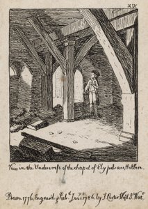 Ver no undercroft da capela do Ely Palace, Holborn de English School