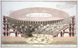 Vista, de, Caesars, anfiteatro de English School