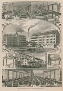 Vista de obras de pianoforte de John Brinsmead e Sons de English School