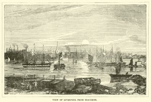 Vista, de, liverpool, de, Seacombe de English School