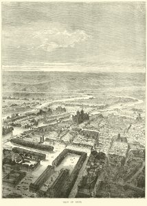 Vista de Metz, outubro de 1870 de English School