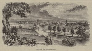 Vista de Old Manchester (gravura) de English School