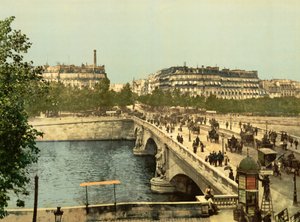 Vista de Paris (foto colorida à mão) de English School