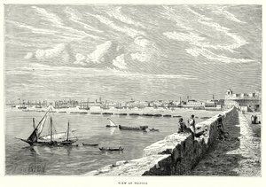 Vista de Tripoli (gravura) de English School