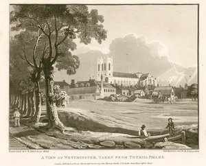 Vista, de, westminster, de, tothill, campos de English School