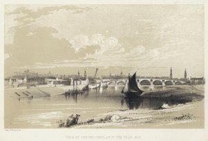 Vista da vassoura no ano 1802 (gravura) de English School
