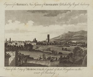 Vista da cidade de Marrocos de English School